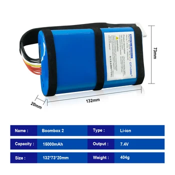 Оригинална батерия за безжичен Bluetooth-динамиката на JBL BOOMBOX2 7,4 15 000 ма SUN - INTE - 213 Jbl Boombox 2 Взаимозаменяеми батерия