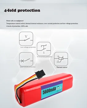 Батерията на Робота-Прахосмукачка За Xiaomi 1C Battery Mijia
