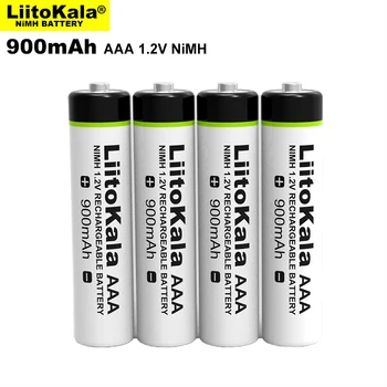 60 бр./лот LiitoKala AAA NiMH 1.2 Акумулаторна батерия 900 mah Подходящ за детски играчки, мишки, електронни везни и т.н.