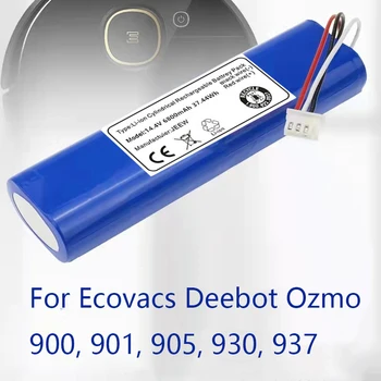 Безплатна доставка 100% Нова Батерия за Робот-Прахосмукачка 14,4 v 4800 mah за Ecovacs Deebot Ozmo 900 901 905 930 937