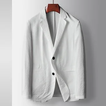 6014-R-Мъжки бизнес костюм на пружина с две копчета, индивидуален професионален костюм, индивидуален костюм