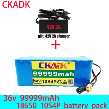 Batterie Lithium-ion 18650 10s4p 36V / 42V 99999mah 1000W Pour Vélo électrique Avec Protection De Charge BMS Intégrée