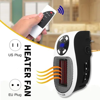 Ефективно отопление с Автоматично изключване на захранването штепсельная вилица САЩ/ЕС, защита от прегряване, вентилаторна печка за дома