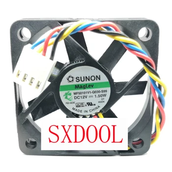 Маркова новост Sunon MF50101V1-Q030-S99 5010 50 мм 5 см DC 12 1,50 W 4 тел PWM Сървър Cpu Охладител, Вентилатор за Охлаждане на Радиатора