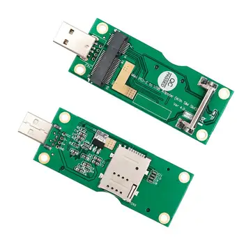 RYRA Mini PCI-E до USB 2.0 карта-адаптер с гнездо за SIM карта за HUAWEI SAMSUNG за модул WWAN/LTE 3G/ 4G