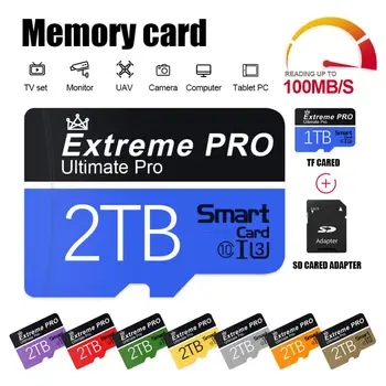 Високоскоростна SD карта 1 TB И 2 TB 128 GB 1 TB Висок Капацитет Class10 Флаш Карта Памет и 2 TB 1 TB 128 GB Cartao De Memoria За Nintendo Switch
