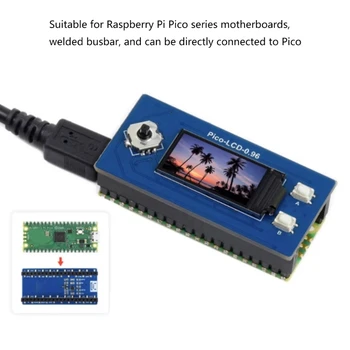 за RaspberryPico 0,96 65 инча С LCD модул SPI такса управление на ST7735S водача чип