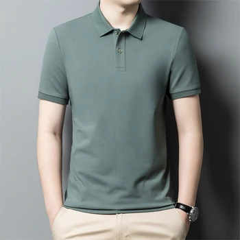 Мъжки ризи поло Мъжки летни дрехи Ежедневни модни дрехи с къс ръкав Zmtgtm401