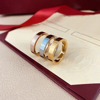 2023 Висококачествени сребърни пръстени S925 Signature Класически дамски пръстени Love Fashion Пръстени Двойката на пръстените