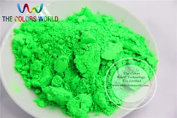 TCFG-611 зелен неонового цвят флуоресцентно осветление неон пигментоза на прах за лак за нокти, бои и печат на 1 лот = 50 грама