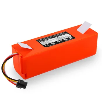 Марк Neue 14,4 V 12800mAh Li-ion Batterie Staubsauger Zubehör Für Mi Robot Robotik Reiniger Roborock S50 S51 T4, T6