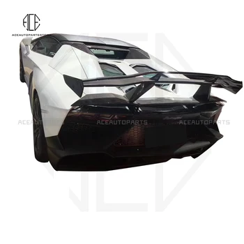 Материал от въглеродни влакна, Задната броня багажник, заден спойлер за Lamborghini Aventador LP700 LP750 LP720
