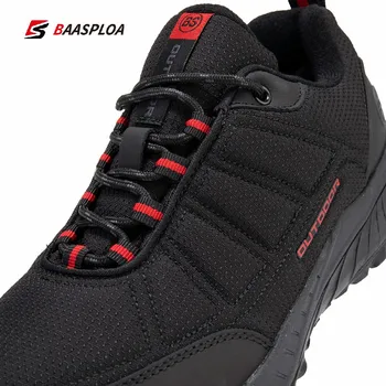 Baasploa 2021, мъжки туризъм обувки, кожени износостойкая градинска ловни обувки, мъжки спортни треккинговые пешеходни мъжки тактически обувки