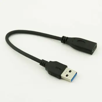 1 бр. USB-C 3.1 Type C женски USB 3.0 A мъжки кабел-адаптер за данни за таблет Macbook 20 см