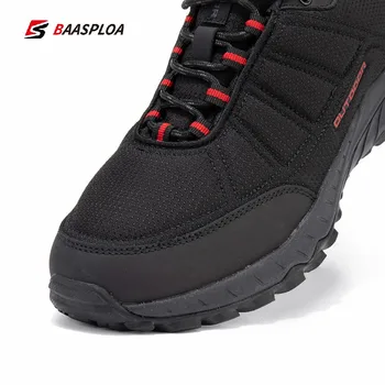Baasploa 2021, мъжки туризъм обувки, кожени износостойкая градинска ловни обувки, мъжки спортни треккинговые пешеходни мъжки тактически обувки