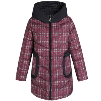 Зимните паркове за жени, новост 2023, ежедневни дебела топла зимна naka сако, дамско яке с качулка с цип, елегантно палто с памучна подплата за мама
