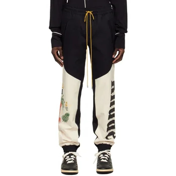 Гамаши в стил мозайка с принтом RHUDE, панталони-карго за мъже и жени, модни ежедневни панталони с висока улична мода